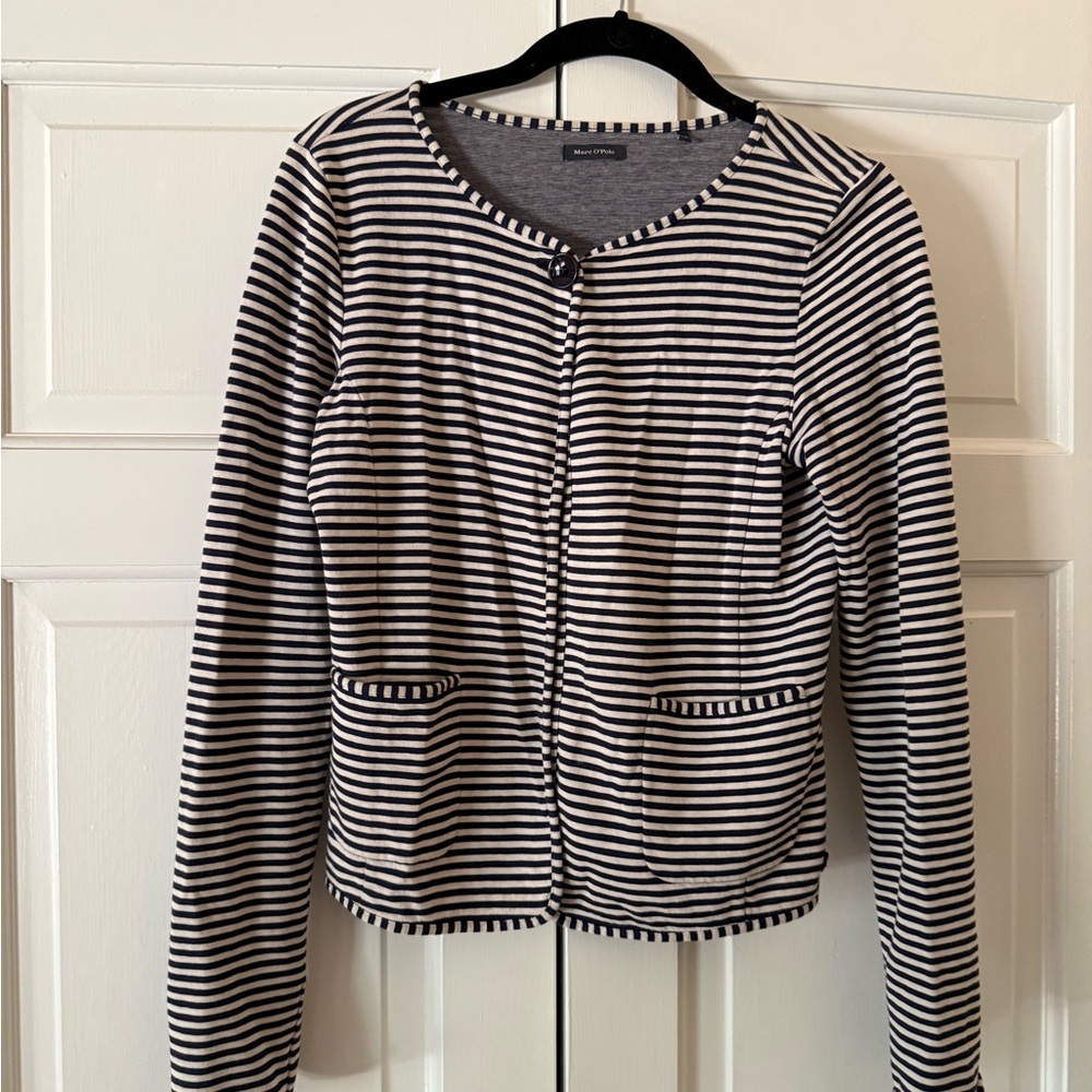 Striped Black and White Cardigan